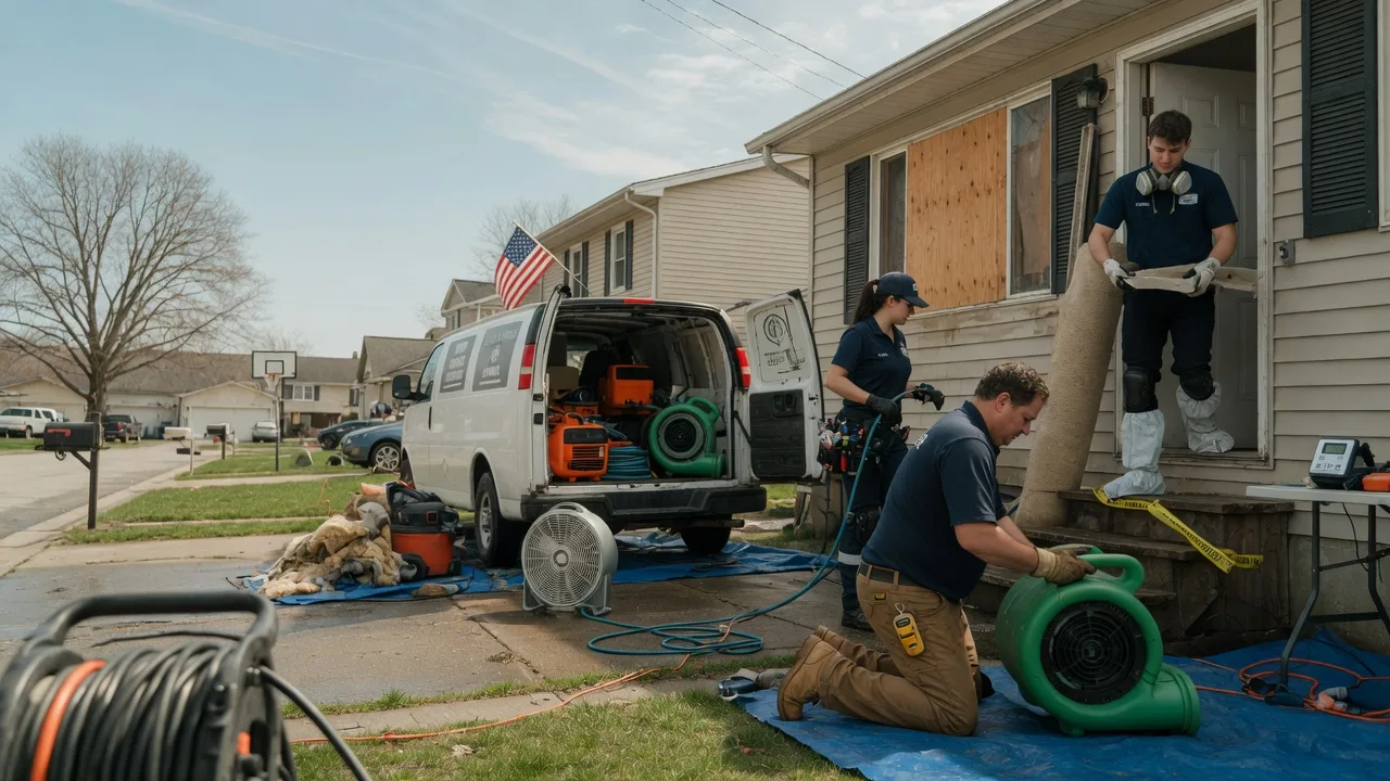 Water Damage Restoration in Bantry, ND near me